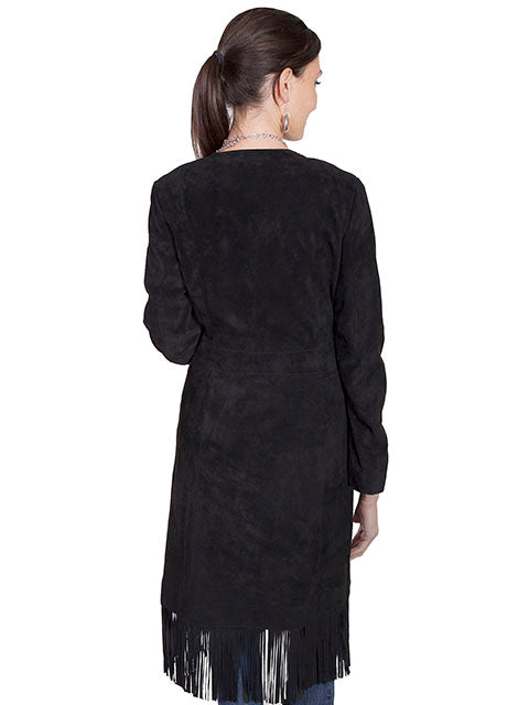 Maverick's Fringe Maxi Coat