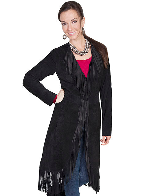 Maverick's Fringe Maxi Coat