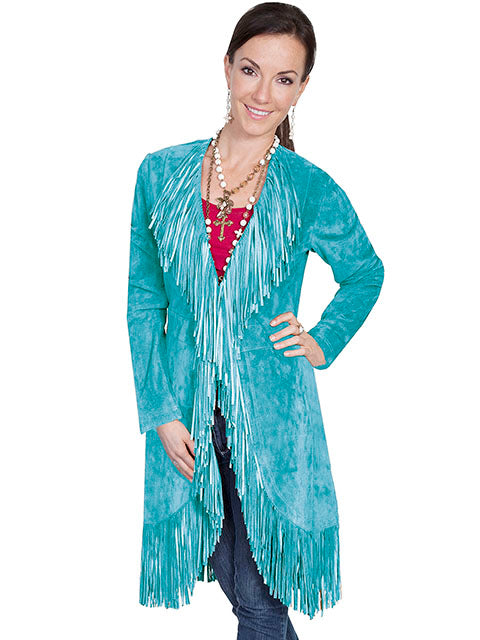 Maverick's Fringe Maxi Coat