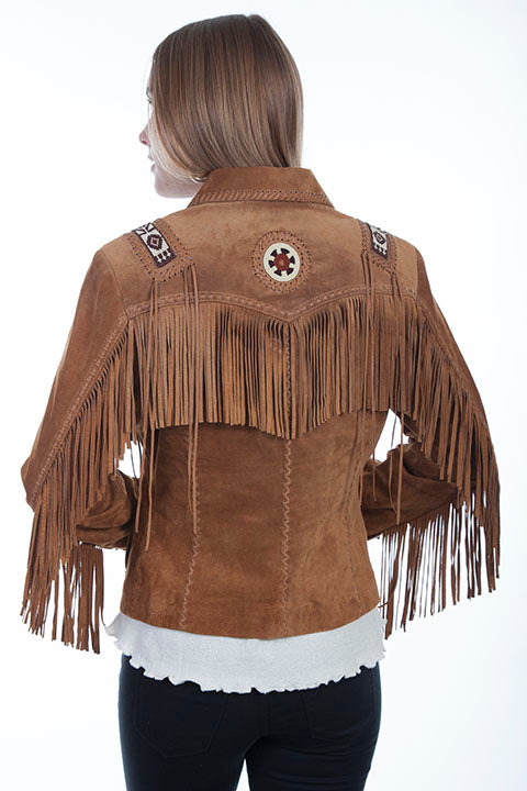 Women's Fringe Suede Jacket