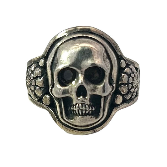Lee Downey Sterling Silver Skull Ring