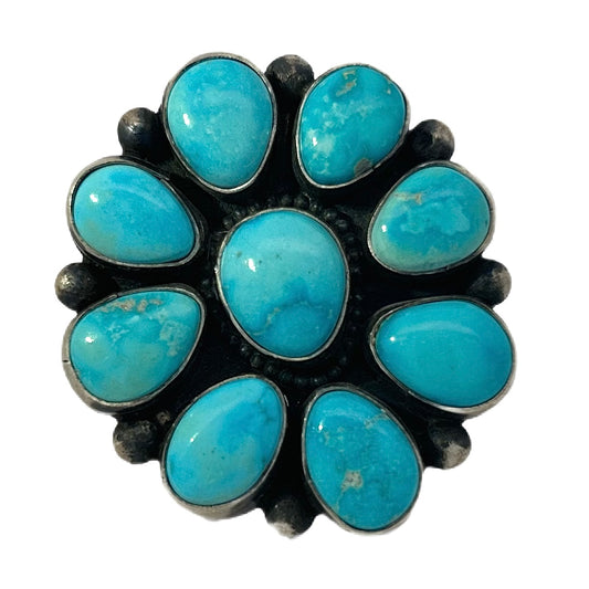 Sheila Becenti Sterling Silver & Turquoise Ring
