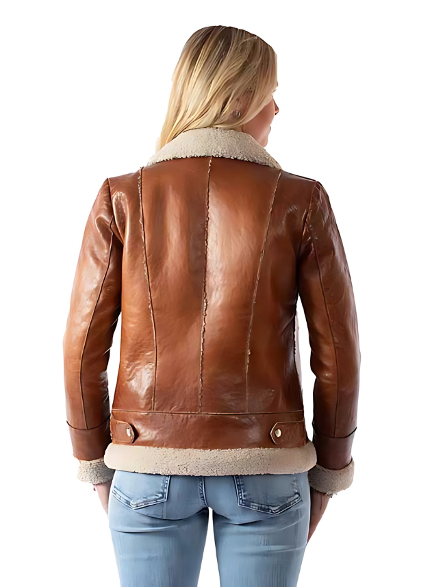 Mavericks Women's Cognac Zip Jacket