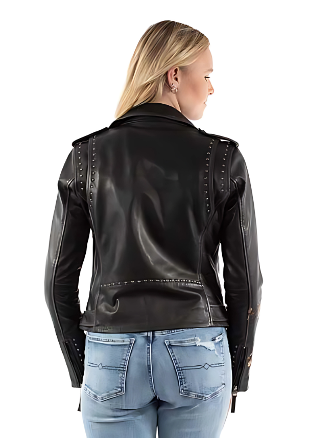 Mavericks Women's Floral Biker Jacket