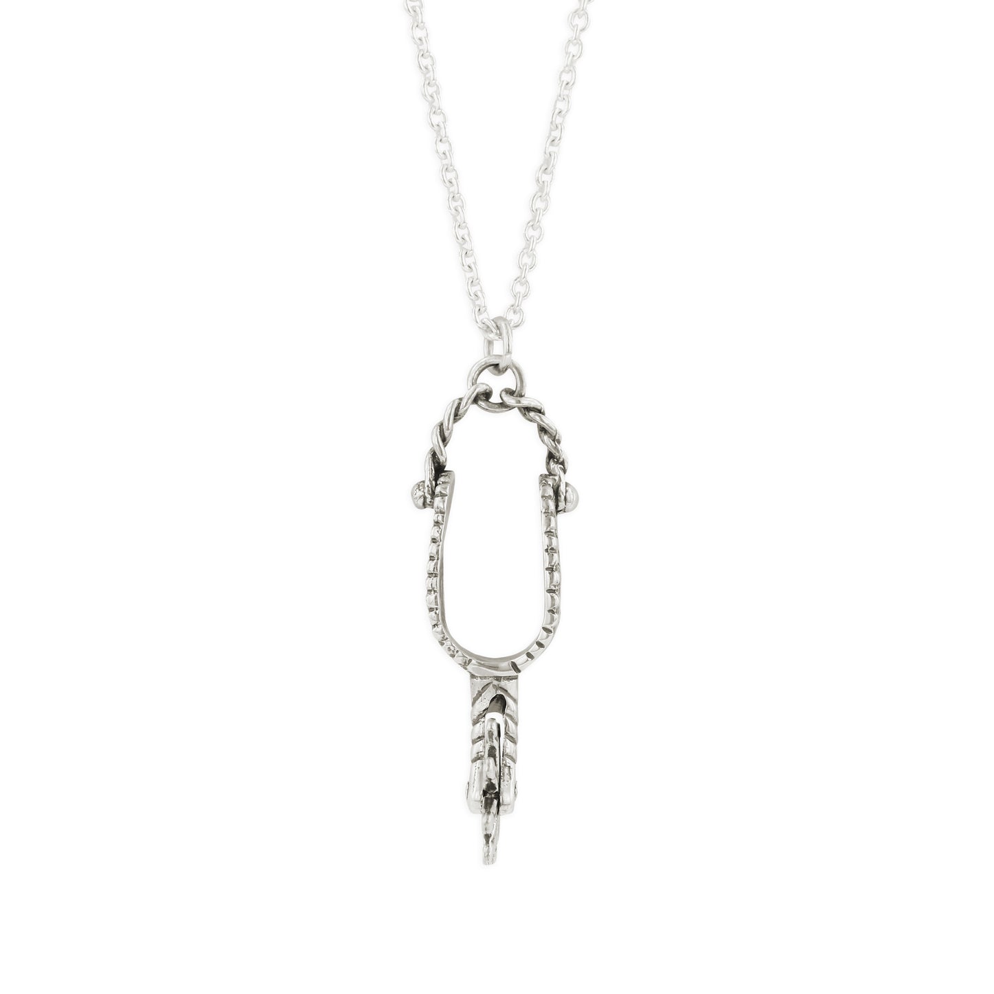 Kabana Sterling Silver Large Western Spur Pendant