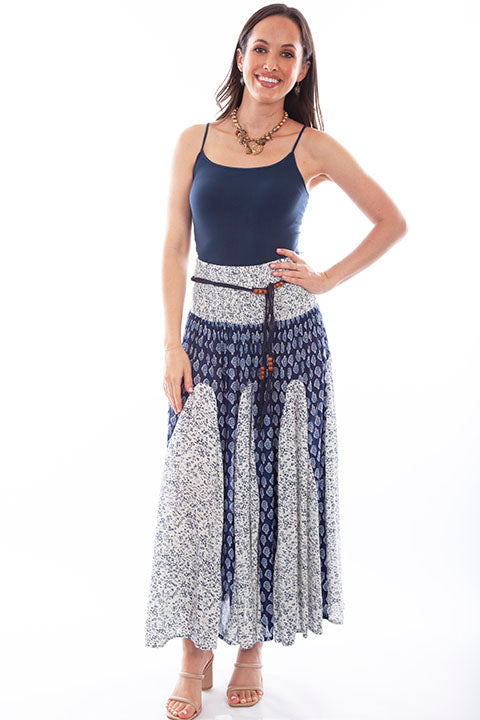 Scully Women's Multi-Print Panel Maxi Skirt