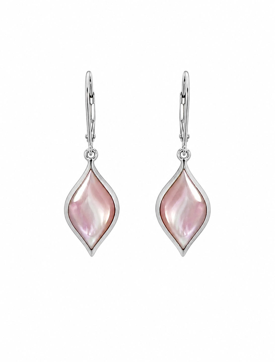 Kabana RP Sterling Silver & Pink Mother of Pearl Earrings