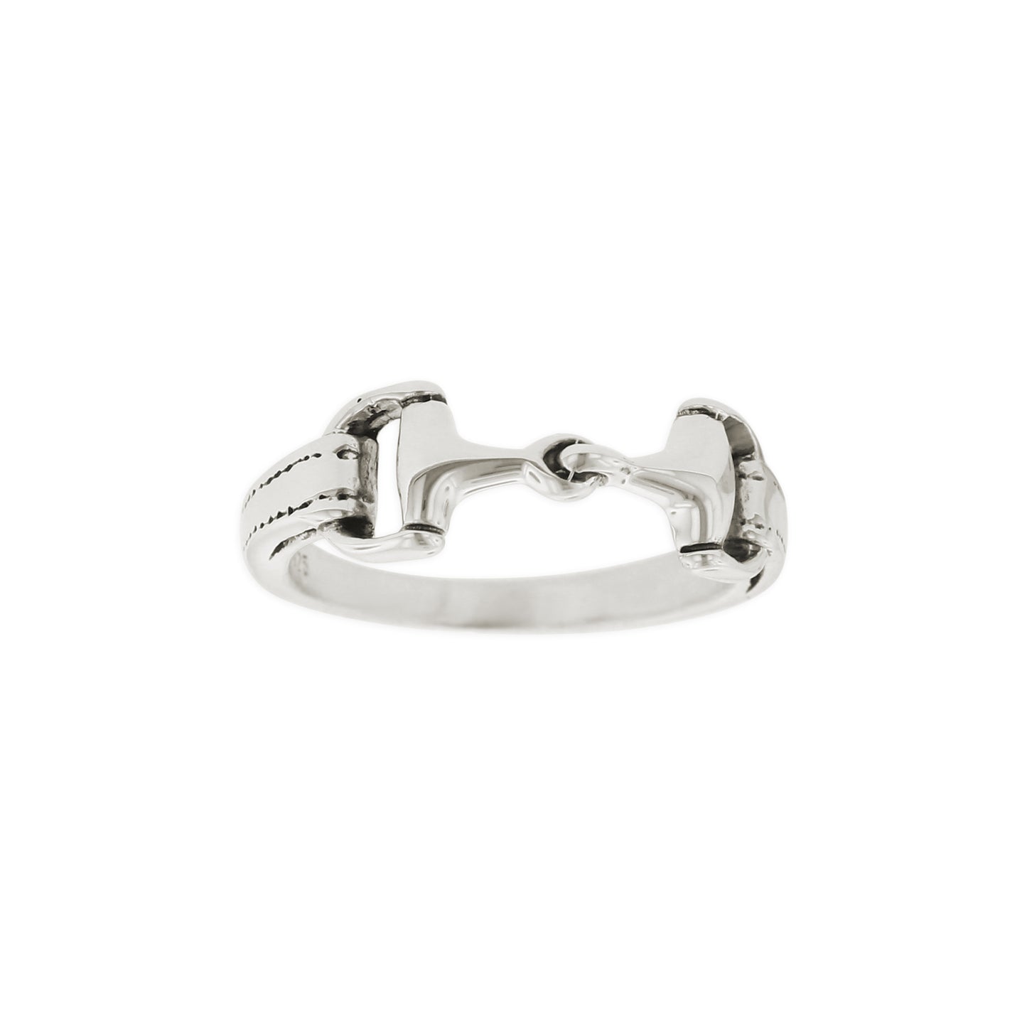 Kabana Sterling Silver Small Snaffle Bit Ring