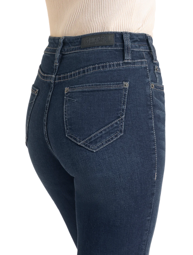 Blue jeans with a white background