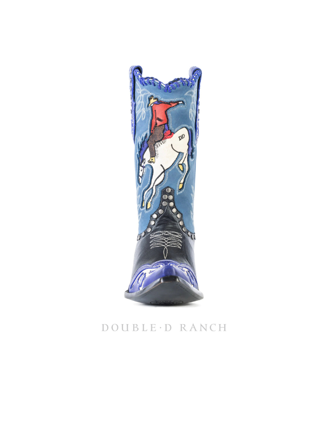 Blue and Red Cowgirl Boots