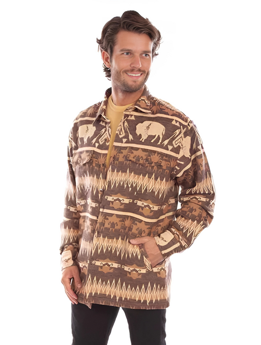 Scully Men's Buffalo Shirt-Jacket