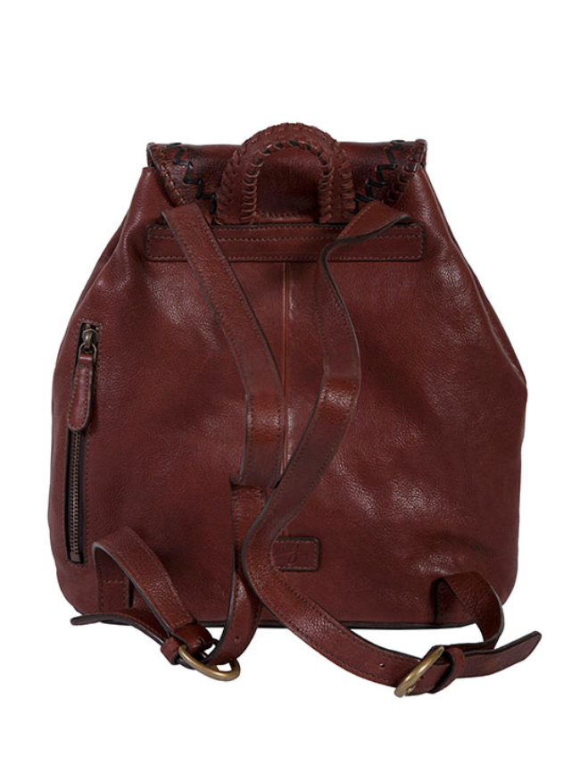 Back side of Scully Women's Whip Stitch Backpack