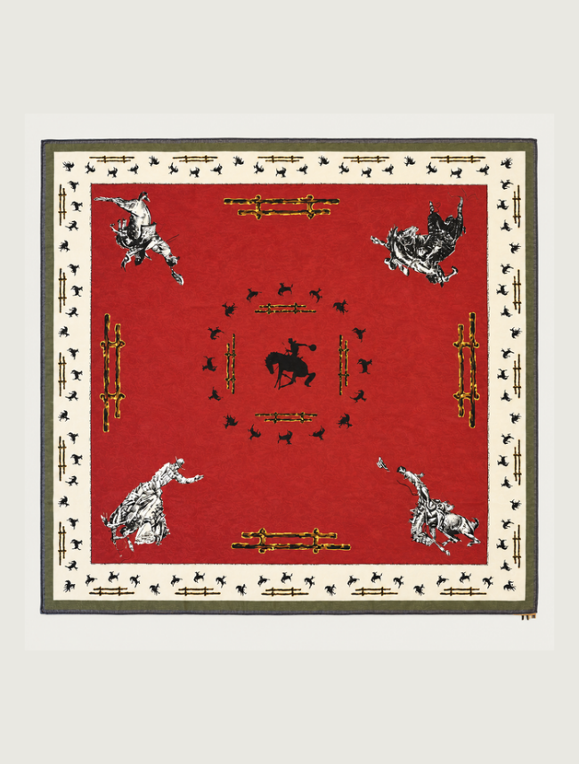 Wyoming Traders Limited Edition Fences Silk Wild Rag