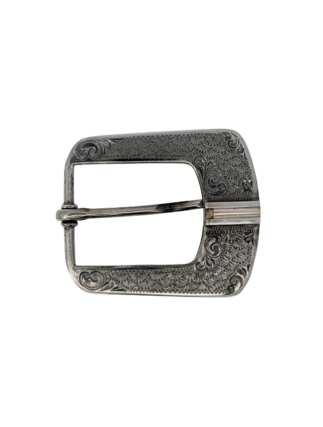 Clint Orms La Vaca 1605 Sterling Silver Belt Buckle