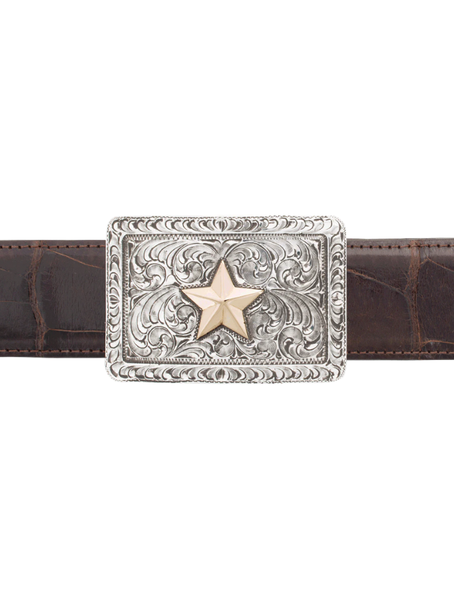 Pinto Ranch 1.5" Gold Star Trophy Buckle
