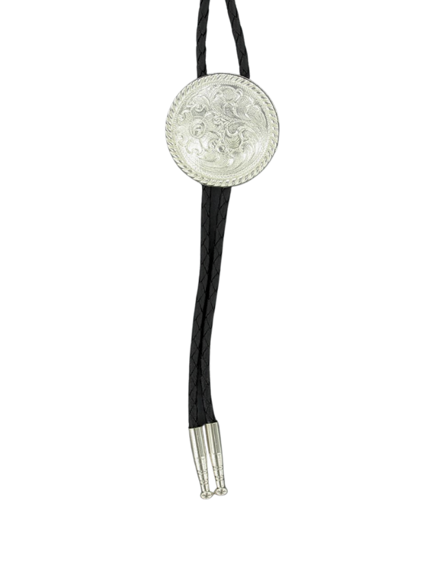 Twister Double S Floral Concho Bolo Tie