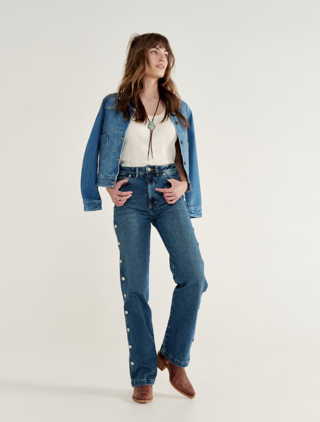 Tecovas Daisy Zip Bootie