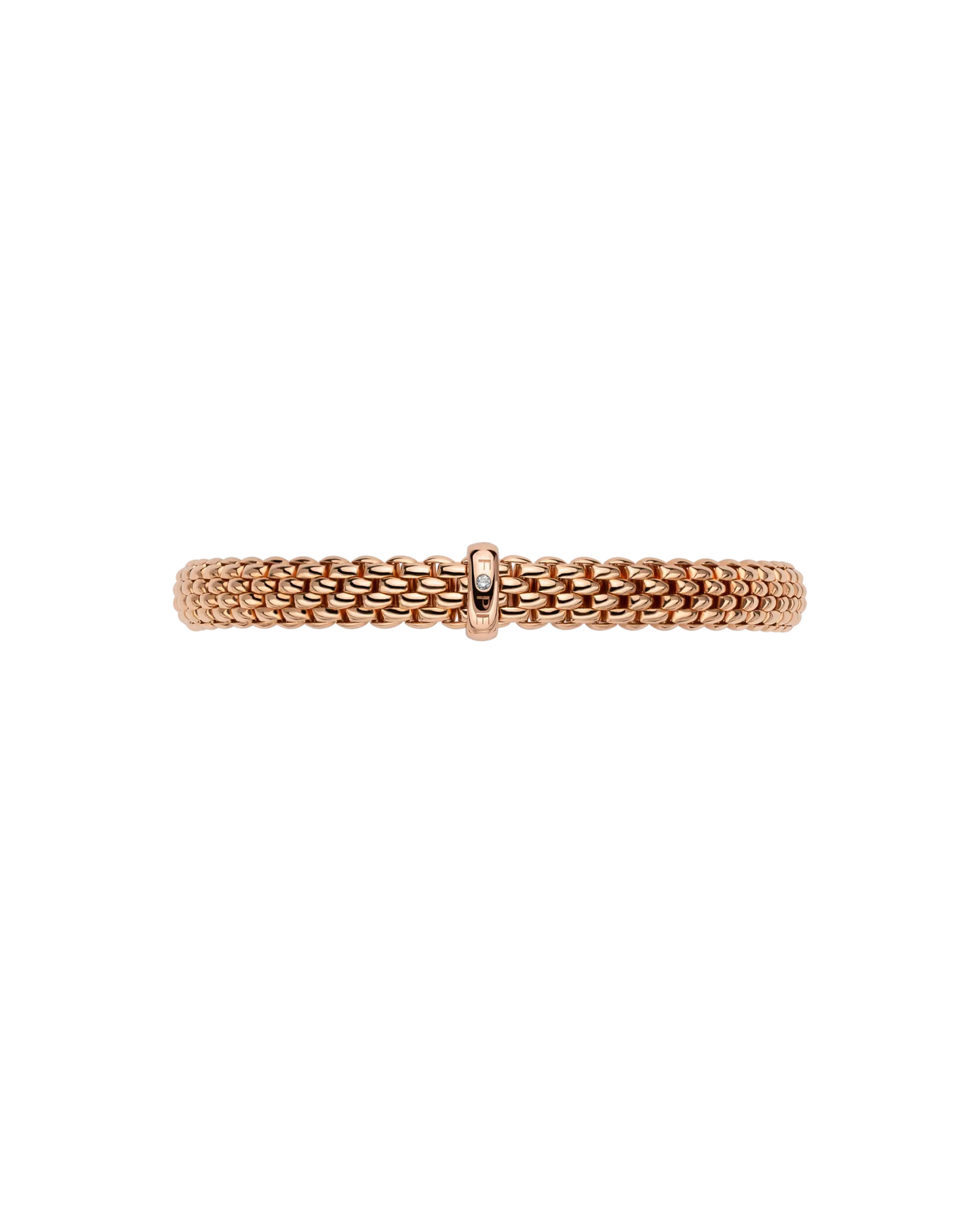 Flex'it Bracelet White Diamond Bracelet With 18KT Rose Gold