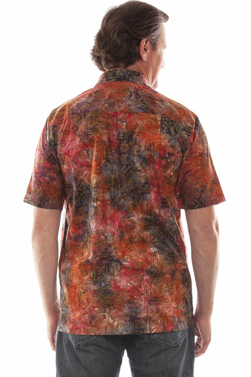 Scully Batik Cotton Shirt