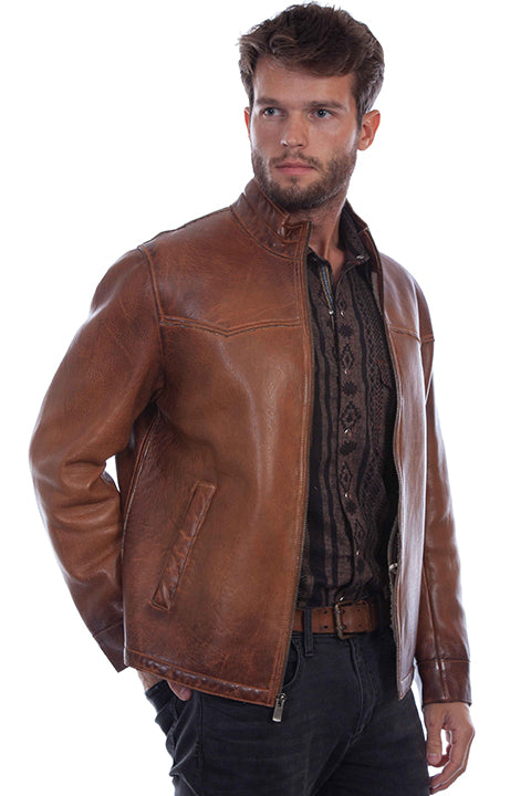 Men's Shearling Leather Jacket