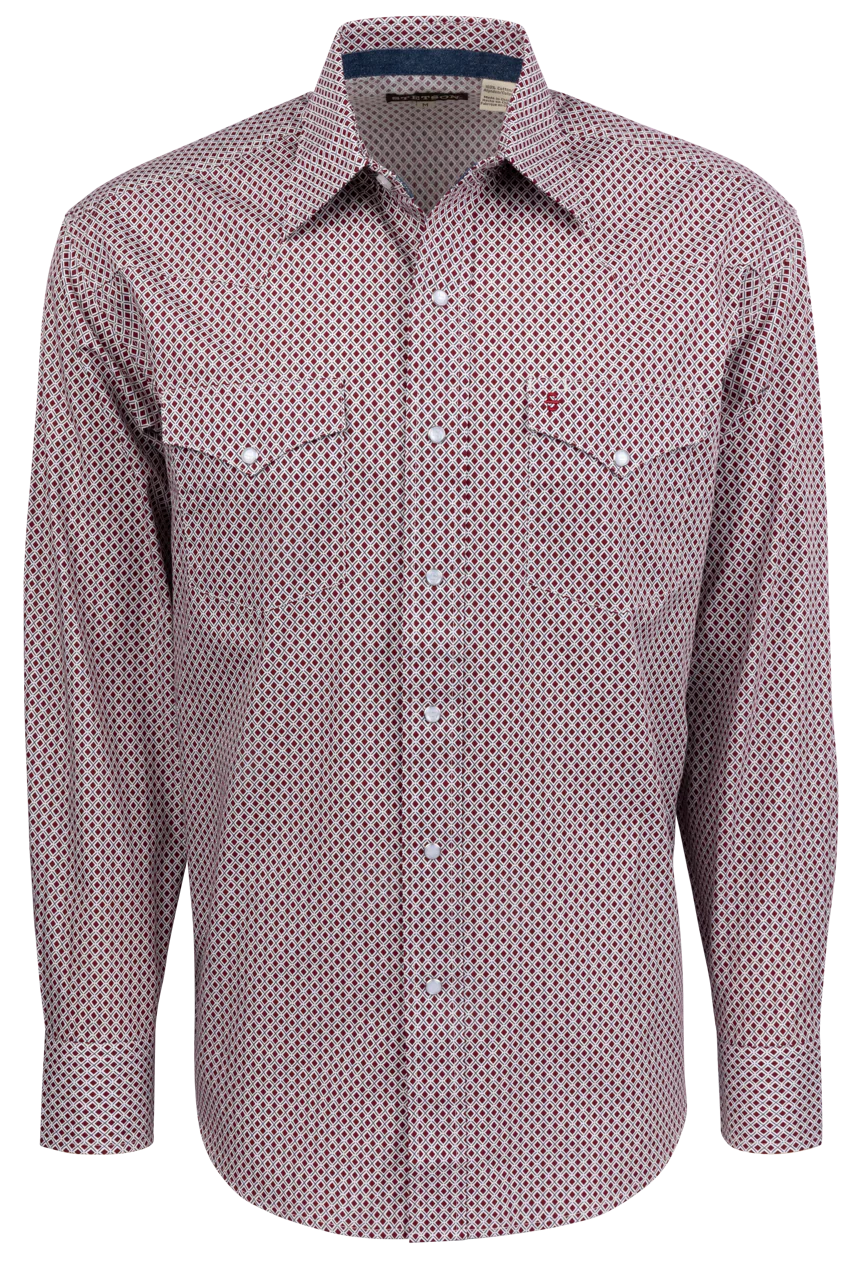 Stetson Men's Geometric Snap Front Shirt