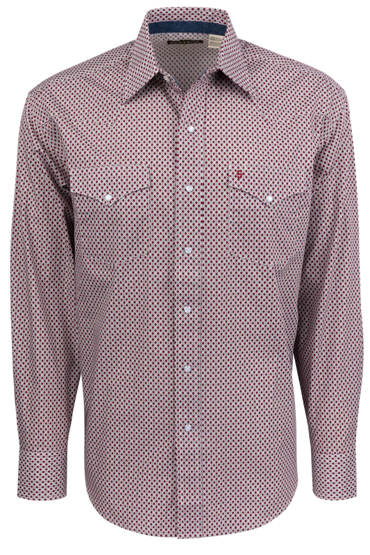 Stetson Men's Geometric Snap Front Shirt