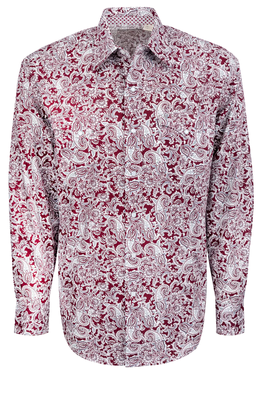 Stetson Men's Paisley Snap Front Shirt