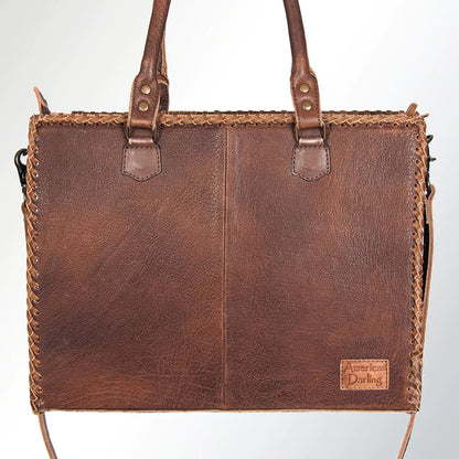 American Darling Tooled Leather Tote Bag