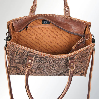 American Darling Tooled Leather Tote Bag