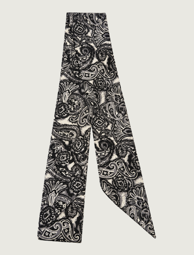 Wyoming Traders Skinny Paisley Silk Wild Rag