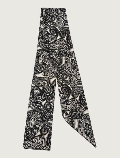 Wyoming Traders Skinny Paisley Silk Wild Rag