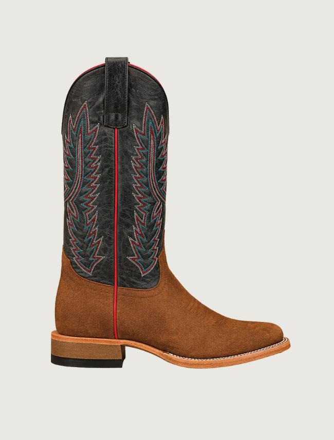 Horse Power Men's Old Suede Blue Western Cowboy Boots