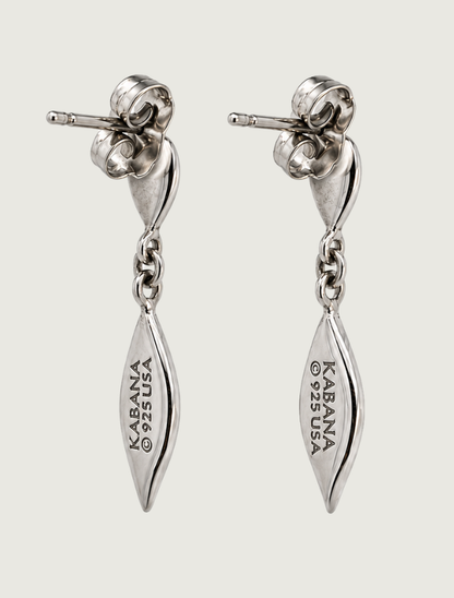 Kabana Sterling Silver & Onyx Earrings