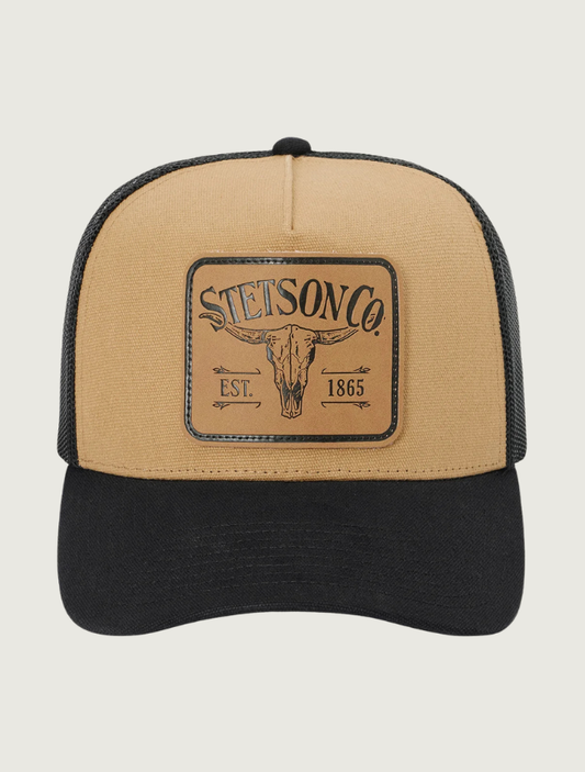 Stetson Longhorn Patch Trucker Hat