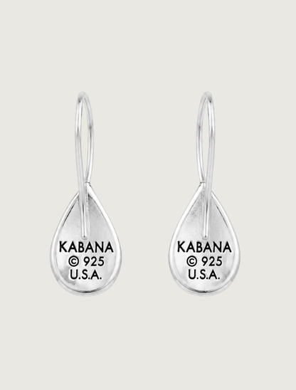 Kabana Sterling Silver Red Spiny Oyster Earrings