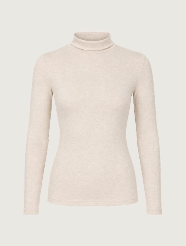 Rock & Roll Denim Women's Lurex Turtleneck Top