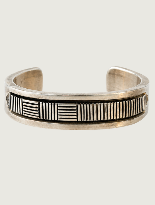 Bruce Morgan Sterling Silver Cuff Bracelet