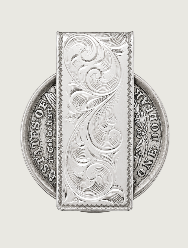 Sterling Silver Morgan Silver Dollar Money Clip