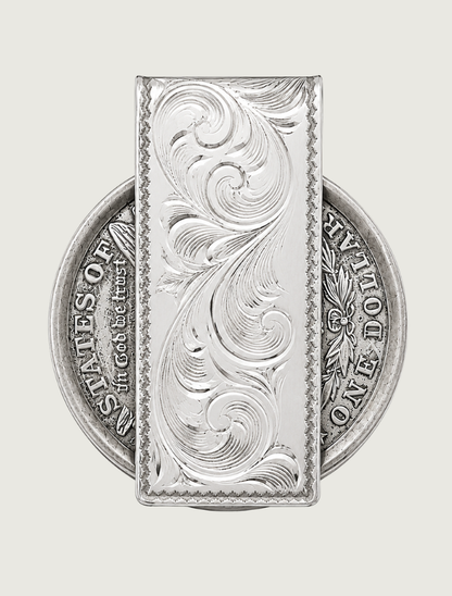 Sterling Silver Morgan Silver Dollar Money Clip