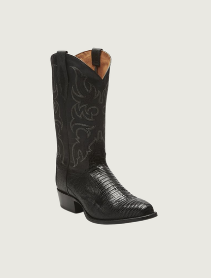 Tony Lama Nacogdoches Black Lizard Cowboy Boots
