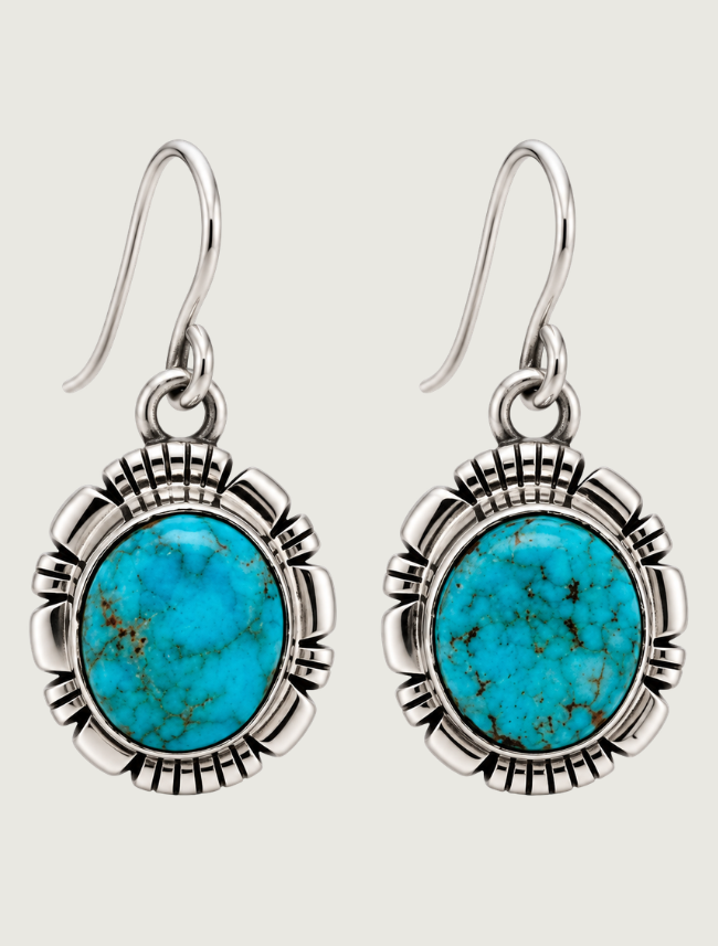 Sterling Silver Turquoise Earrings