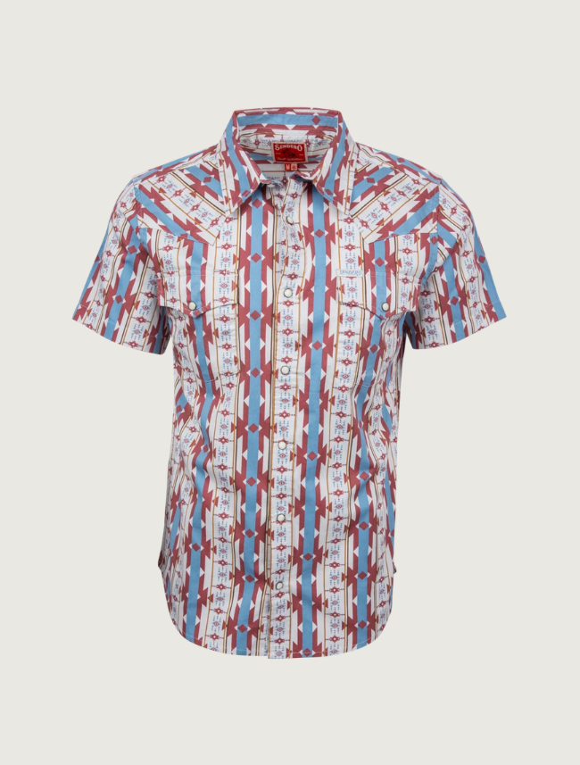 Sendero Cienega Stripe Wyatt Pearl Snap Shirt
