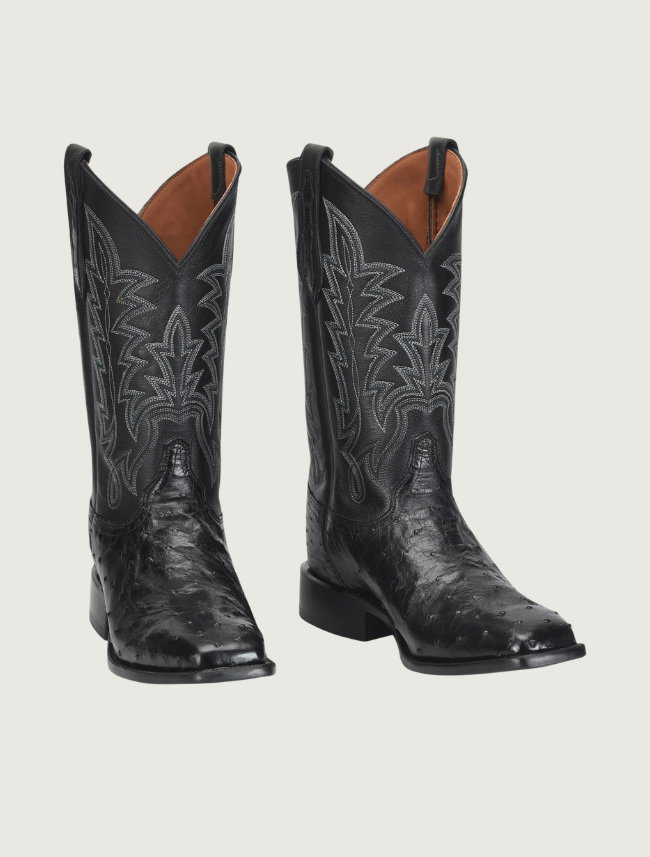 Justin Boots Rancher 12" Ostrich Cowboy Boots