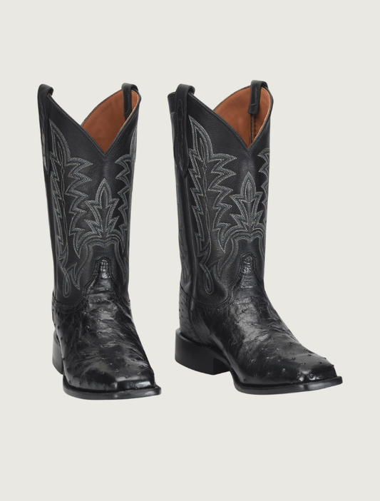 Justin Boots Men's Rancher 12" Ostrich Cowboy Boots