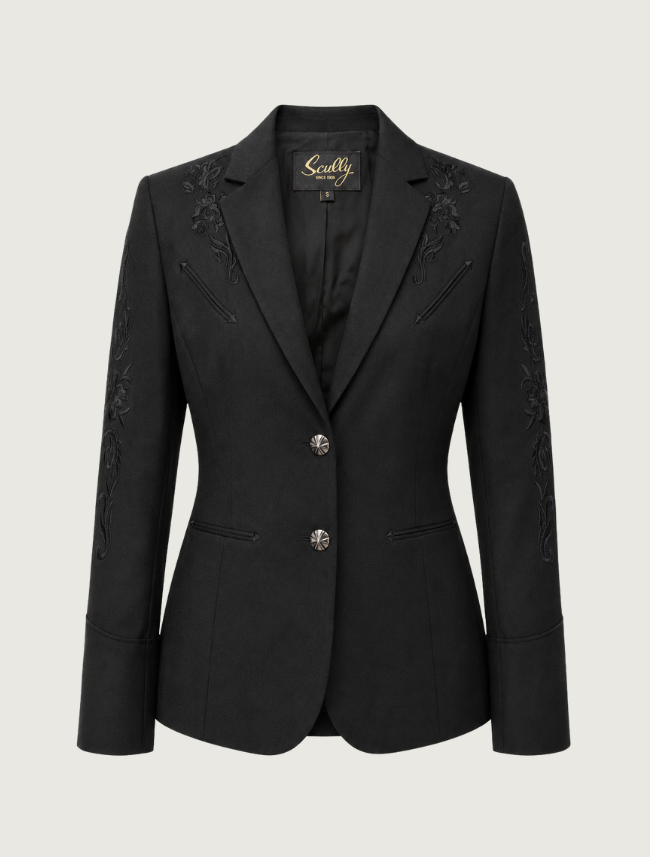 Scully Women's Embroidered Western Blazer