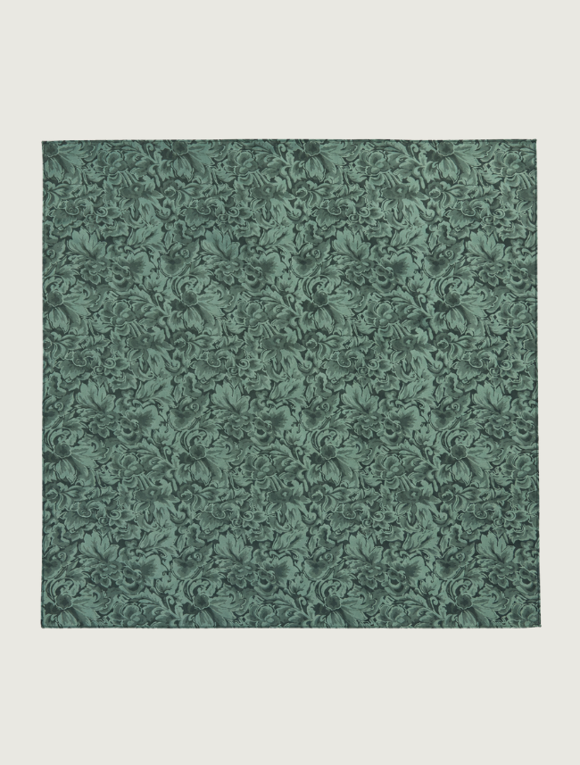 Wyoming Traders Baroque Jacquard Silk Wild Rag