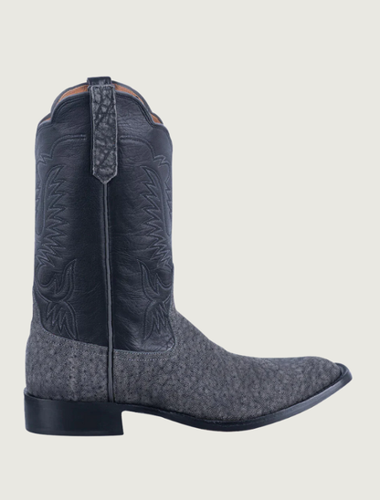 Rios of Mercedes Elephant Milan Cowboy Boots in Granite