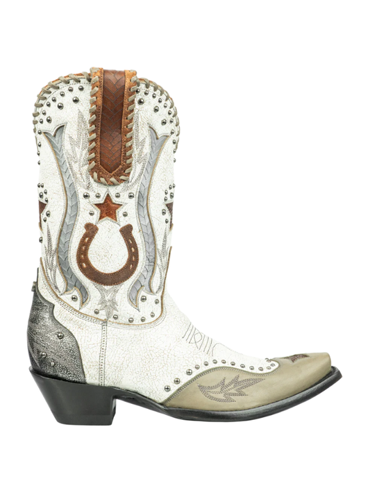 Double D Ranch Best Dressed Taupe Cowboy Boots