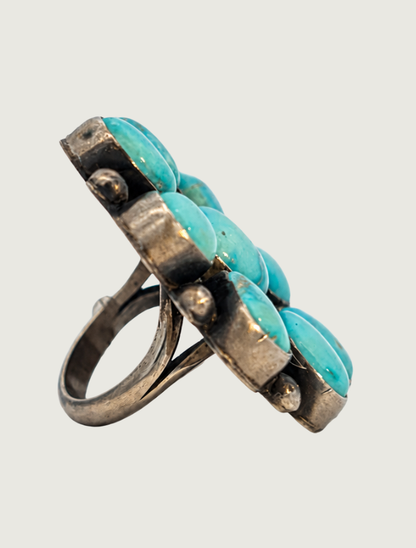 Sheila Becenti Sterling Silver & Turquoise Ring
