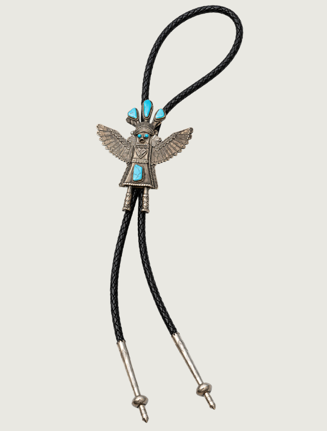 Sterling Silver Turquoise Bolo Tie